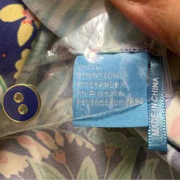 J. McLaughlin Bright Butterfly & Flora Signature Tee X-Small XS - Picture 7 of 7